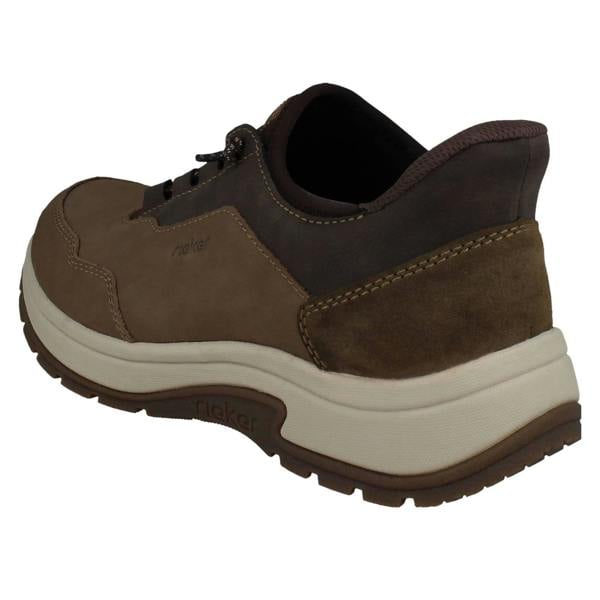 Rieker Mens Rieker Ready2Go Elasticated Lace Wide Fitting Shoes 11055