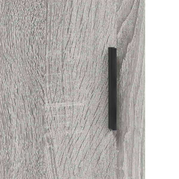 Berkfield Wall Mounted Cabinet Grey Sonoma 69.5x34x90 cm