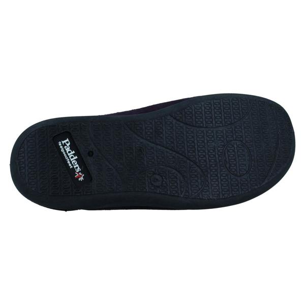 Padders Ladies Padders Wide Fitting Slippers With Dog Detail Dandie