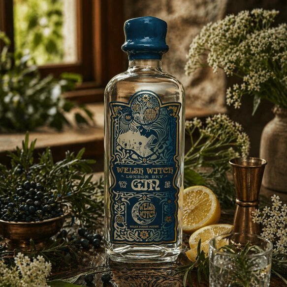 Welsh Witch Premium Double Filtered Welsh Dry Gin