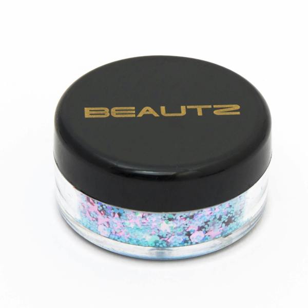 Aquarius Beautz Chunky Glitter Unicorn 10ml Pot 5g Cosmetic Body Face Festival Pink Glam