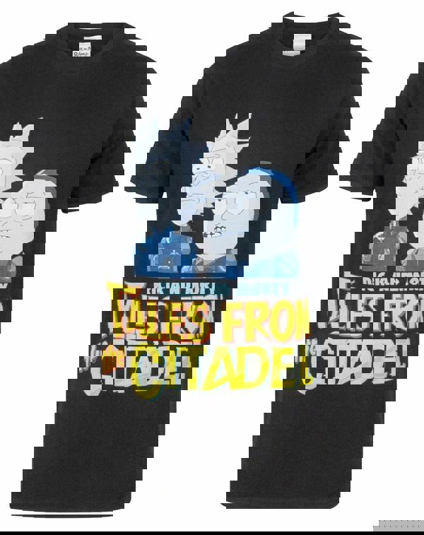 Rick And Morty Mens Black Short Sleeved T-Shirt