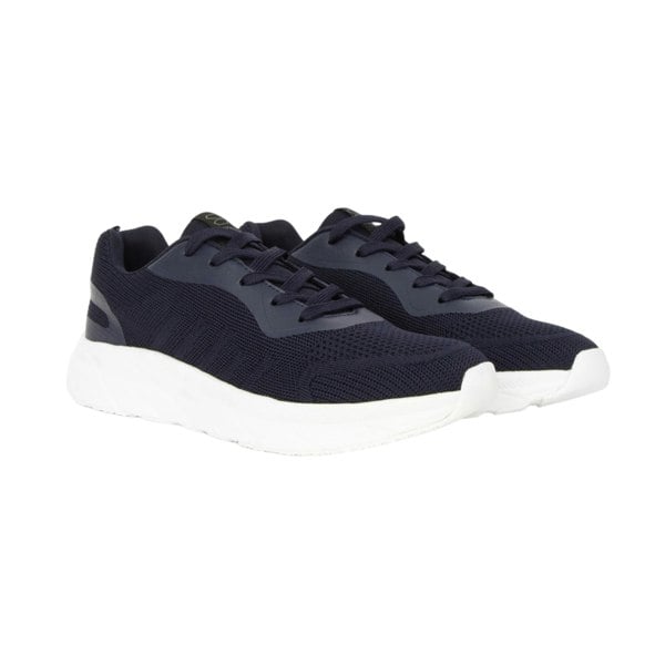 Crosshatch Mens Lennart Trainers - Navy/White