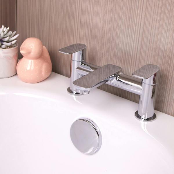 Flode Halleberg Bath Filler - Polished Chrome Finish