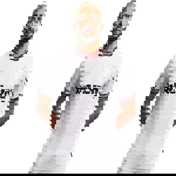 Umbro Mens 23/24 West Ham United FC Away Jersey - White/Maroon/Black