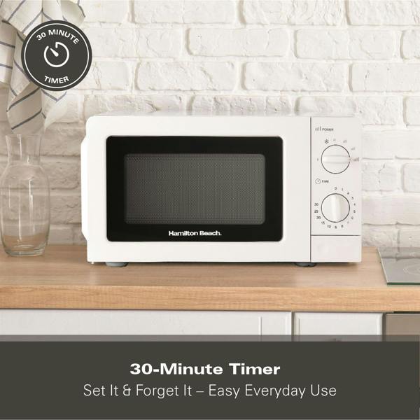 Hamilton Beach 20L Standard Microwave - White