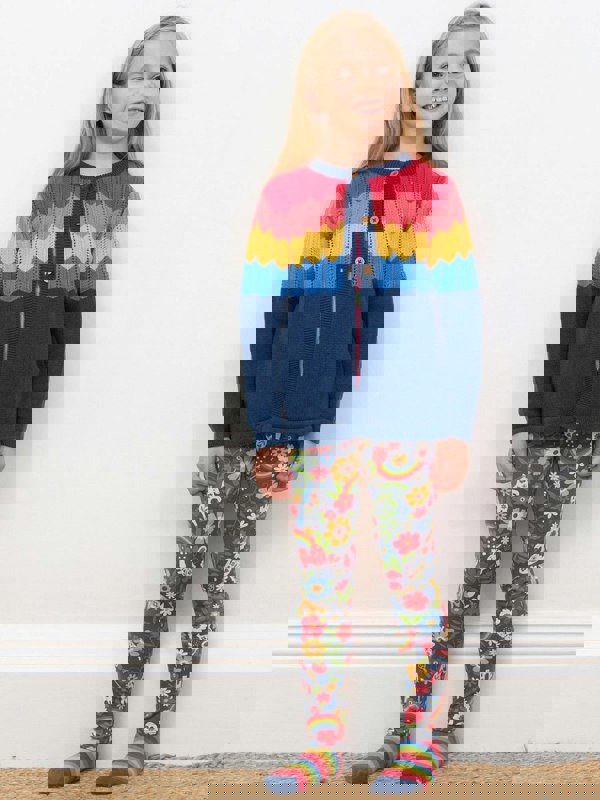 Kite Girls Organic Zigzag Cardi