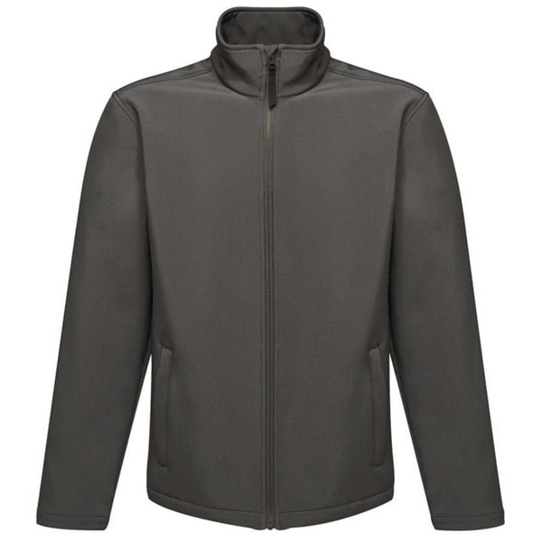 Regatta Reid Men's Softshell Wind Resistant Water Repellent Jacket - Seal Grey