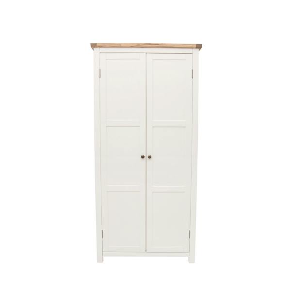 Lovere 2 Door Wardrobe Brass Knob