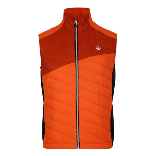 Dare 2B Mens Touring Quilted Lightweight Gilet - Puffins Orange/Rooibos Tea