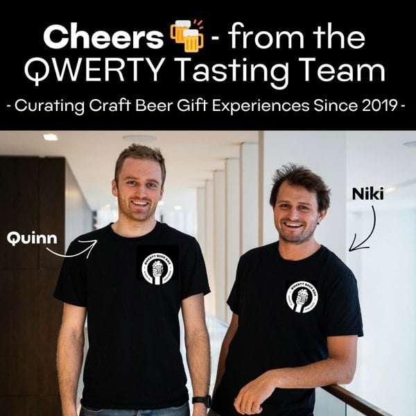 QWERTY Beer Box Lager Birthday Hamper