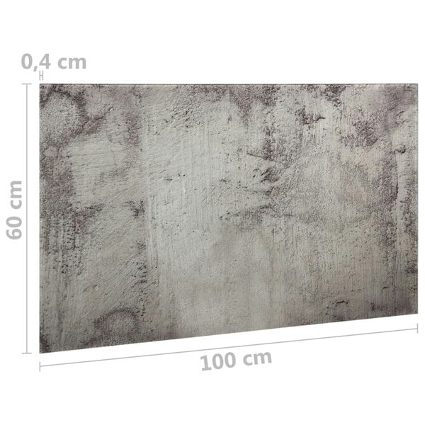 Berkfield Wall Mounted Magnetic Board Glass 100x60 cm