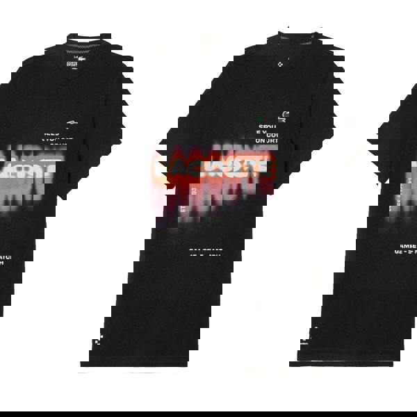 Lacoste Mens Tennis X Daniil Medvedev T-Shirt - Black