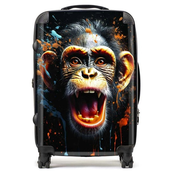 Warren Reed Monkey Face Splashart Suitcase