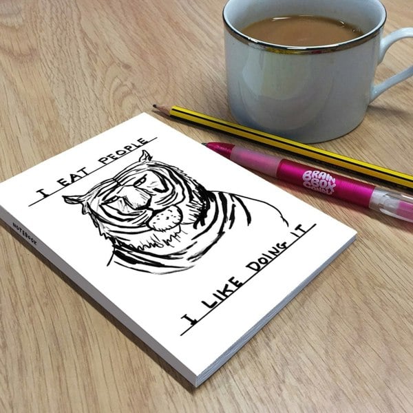 I Eat People A6 Notebook