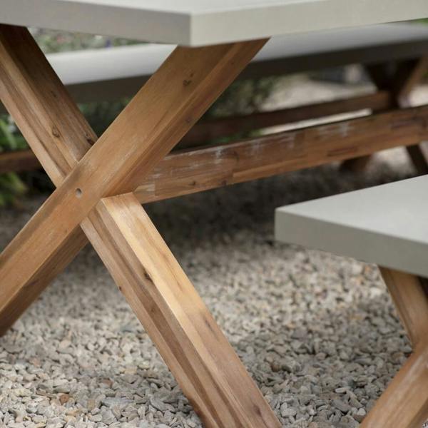 Hanover Table And Bench Set - alternative angle