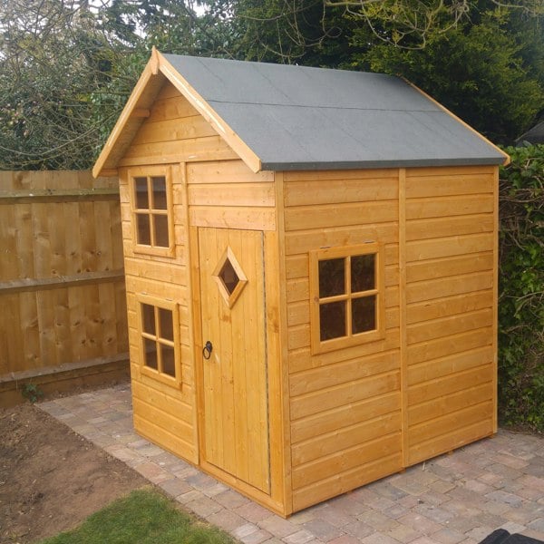 Shire Croft 5x5 Childrens Playhouse with 12mm Shiplap cladding - Best Shed