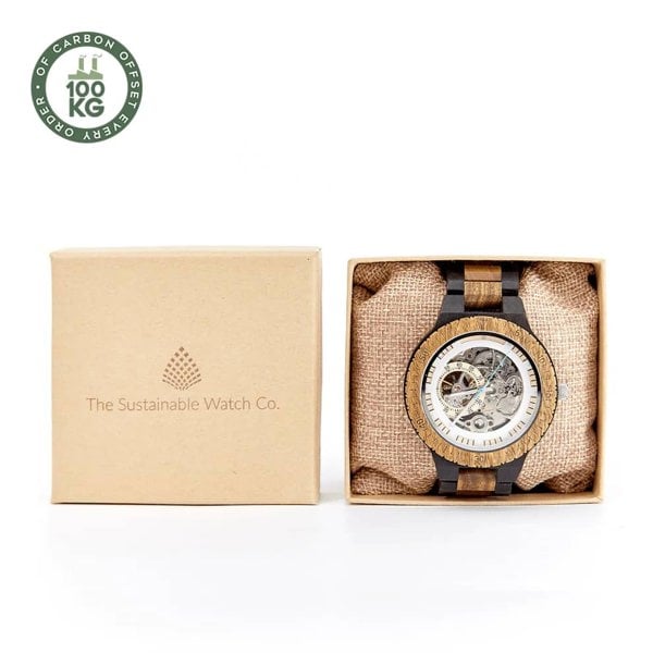 The Hemlock: Wood Watch for Men - The Sustainable Watch Company