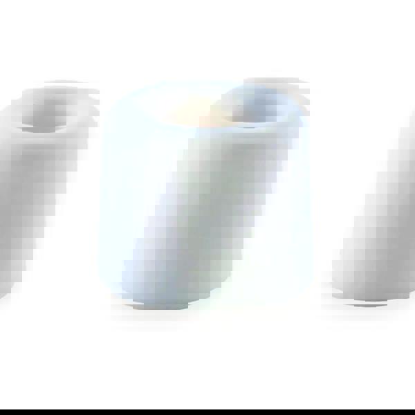 Floor Mounted Cylindrical Door Stopper, White (2-pack)