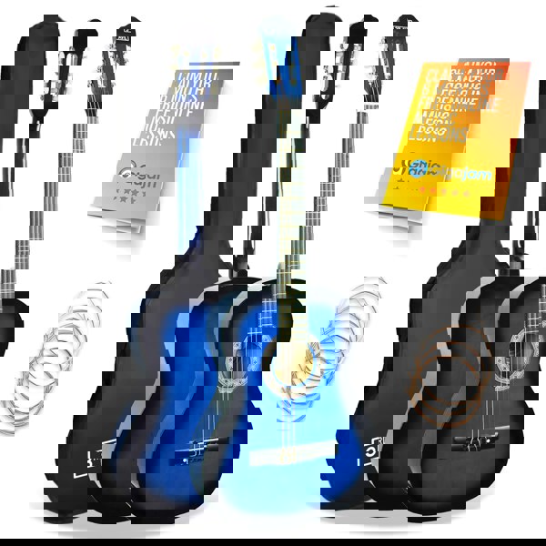 3rd Avenue Full Size Classical Guitar Pack Natural Classical Guitars#Colour_Blueburst