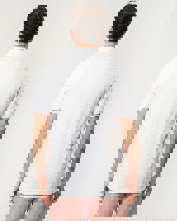 BOSS Orange Passenger Mens Stretch-Cotton Slim-Fit Polo Shirt with Logo Patch NOS - White 100