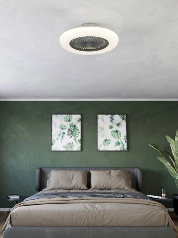 EGLO Sayulita-L Integrated LED White 3-Speed Ceiling Fan