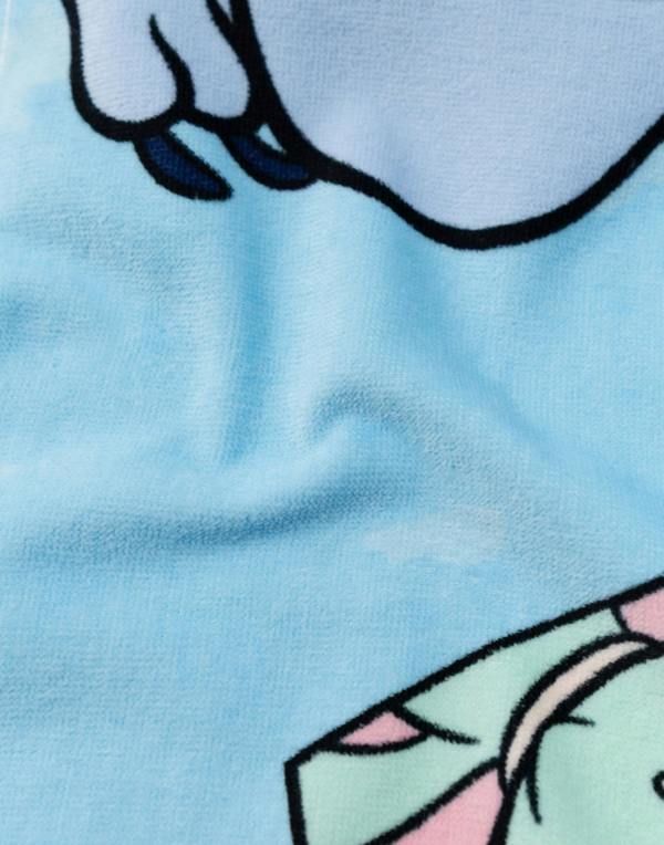 Vanilla Underground Lilo & Stitch Girls Blue Tie Dye Poncho Towel (One Size)