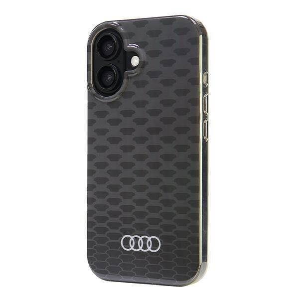 Audi IML Stitching Pattern Hardcase with MagSafe for iPhone 16 6.1" Black - AU-IMLMIP16-Q5/D3-BK