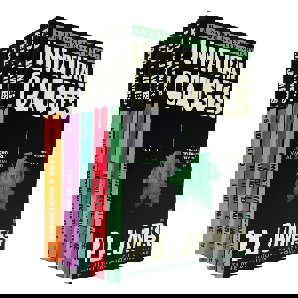 Adam Dalgliesh Series 5 Book Set By P D James (A Mind to Murder, Unnatural Causes, Shroud for a Nightingale, Cover Her Face, The Black Tower)