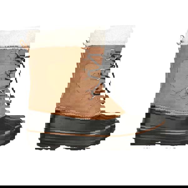 Mountain Warehouse Childrens/Kids Adaptive Lace Up Snow Boots - Tan