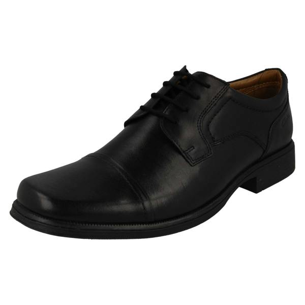Clarks Mens Clarks Formal Lace Up Shoes Huckley Cap
