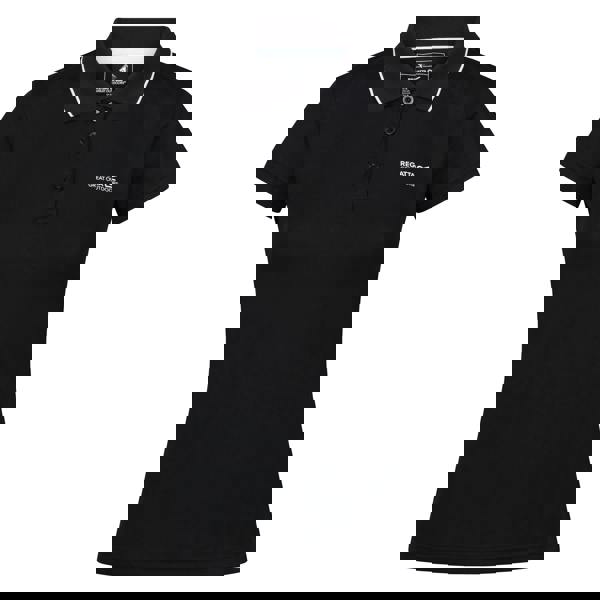 Regatta Womens/Ladies Maverick V Polo Shirt - Black