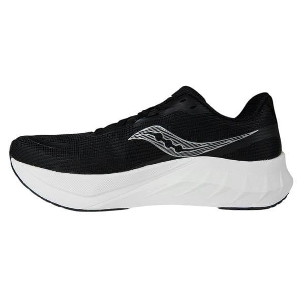 Saucony Womens/Ladies Tide 2 Shoes - Black/White - 