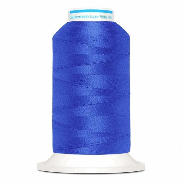 Gutermann Super Brite Polyester 40 Embroidery Thread 1000m Polyester Thread Suitable For Embroidery