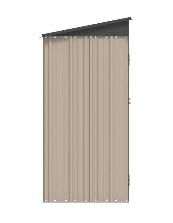 Groundlevel 5x3 Foot Metal Garden Shed