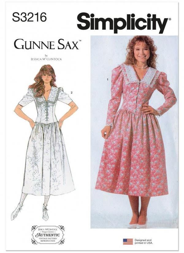 Simplicity Sewing Pattern 3216, Dresses, Vintage Style for Women, H5 (6-8-10-12-14) - Intermediate