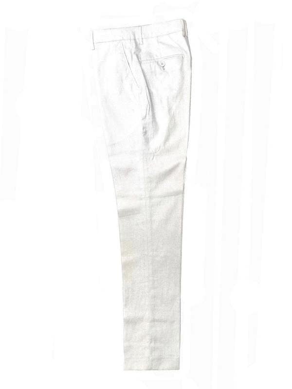 Cream Double Breasted Linen Suit