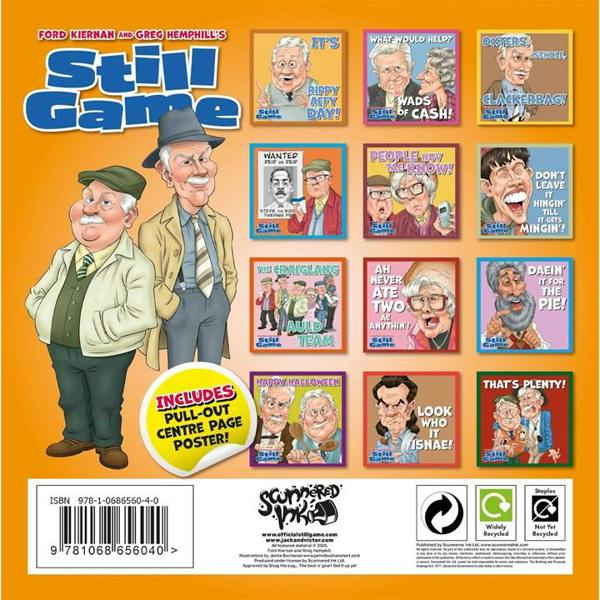 Still Game Calendar 2027, Wall Calendars, Month To View, Entertainment, Gift