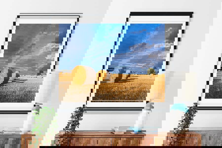 Fernlight Gallery Hay Bale Landscape