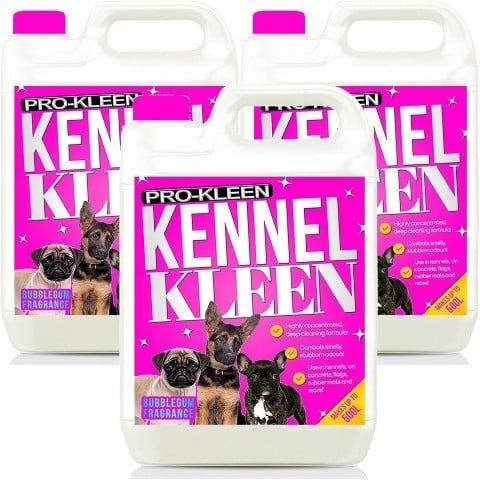 ProKleen Pro-kleen Kennel Kleen - Disinfectant, Cleaner, Sanitiser & Deodoriser - Concentrated Formula Kennel Cleaner 15L Bubblegum