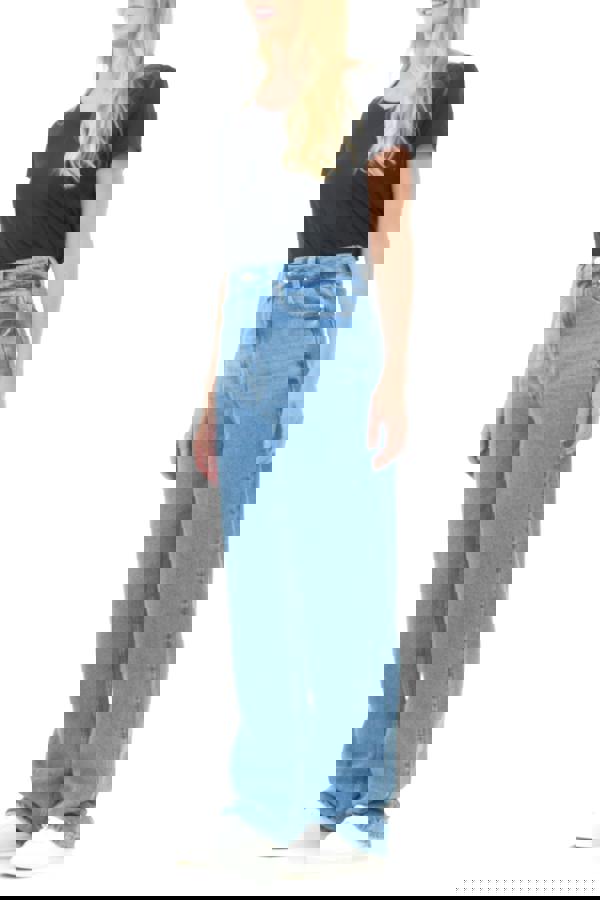 Smart Living Women's Classic High-Rise Straight Leg Denim Jeans