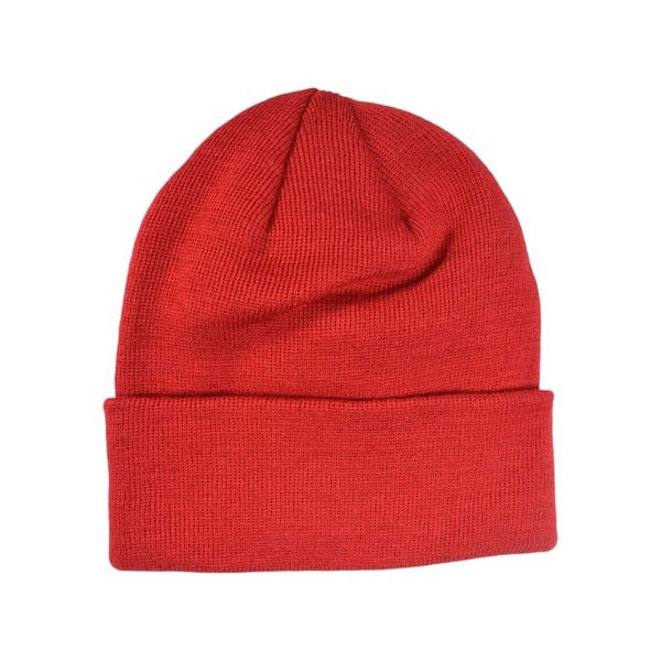 Arsenal FC Crest Knitted Turn Up Beanie - Light Red