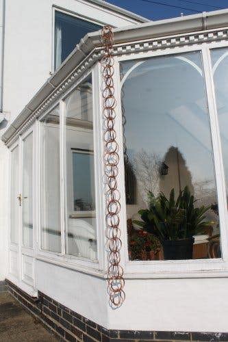 Rain Chains - Double Loop Rain Chain- Available in 2 Sizes