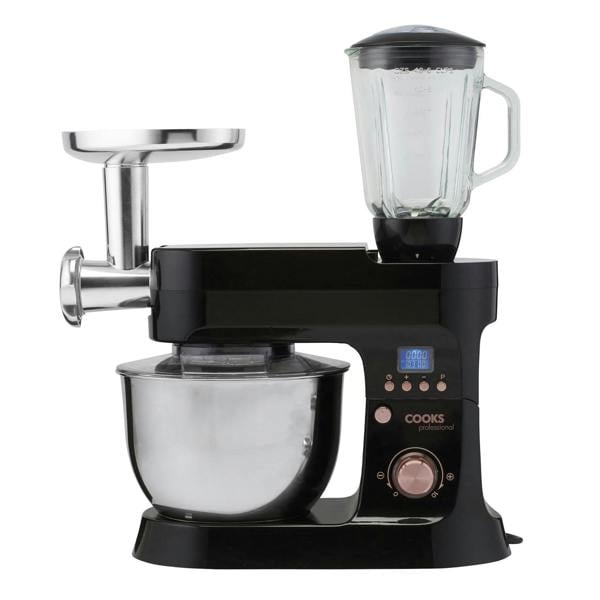 Cooks Professional Multi Function 6.2L Stand Mixer | Black / Rose Gold