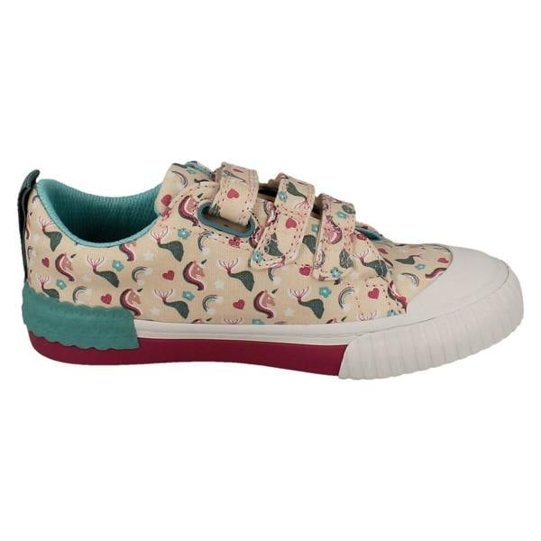 Clarks Girls Clarks Canvas Shoes Foxing Myth