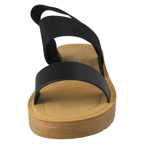 Savannah Ladies Savannah Elasticated Heel Summer Sandals F00447
