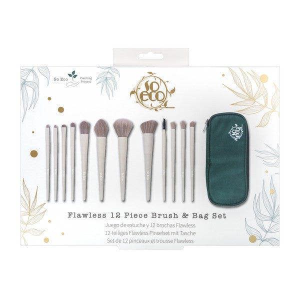 So Eco Flawless 12 Piece Brush & Bag Set
