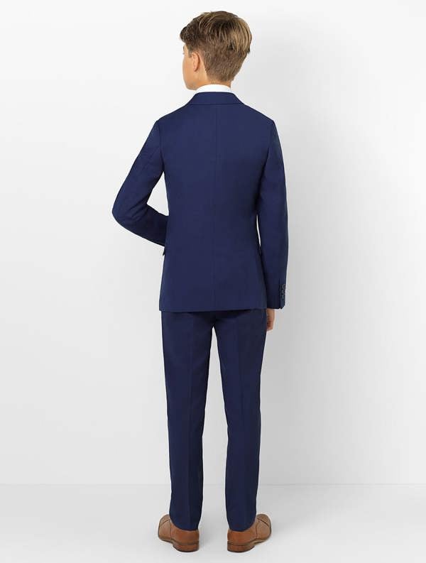 kids navy wedding suit
