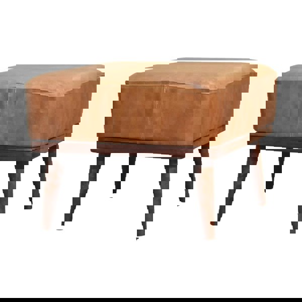 Artisan Furniture Tan Buffalo Leather Tan Footstool