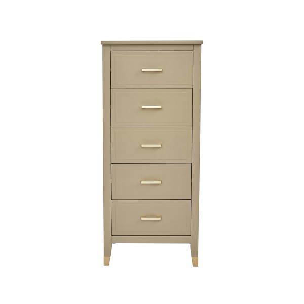 Cabinet Bits Palazzi 5 Drawer Narrow Chest of Drawers